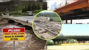 ¿Más puentes en PELIGRO? Provías reconoce que no tiene recursos para reemplazar 93 estructuras en riesgo