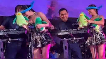 Cielo Fernández SORPRENDE a Edwin Guerrero en pleno concierto de Corazón Serrano y fans REACCIONAN: "Mucha confianza"