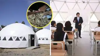 ¡No perderán clases! Minedu despliega aulas temporales en colegios afectados por el sismo