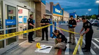 TERROR EN WALMART | Hombre armado con un cuchillo AMENAZÓ a policías y clientes: Este fue su INSÓLITO FINAL