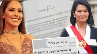 Sale a la luz CARTA de Karen Schwarz a Keiko Fujimori antes de mandarle PAQUETE y revelan intermediario: "En el cargo..."
