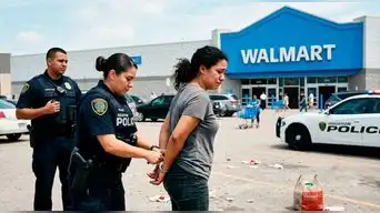 ALERTA MÁXIMA en Walmart | Mujer casi ASESINA a hombre dentro del establecimiento: ¿Se logró atrapar al sospechoso?