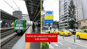 ATU anuncia CAMBIOS en el transporte público por el FERIADO del 6 de agosto