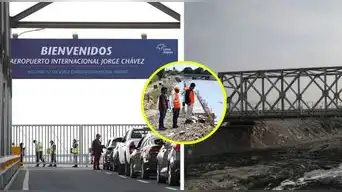 Puentes Bailey del aeropuerto Jorge Chávez: alertan riesgo por crecida del río Rímac ante El Niño