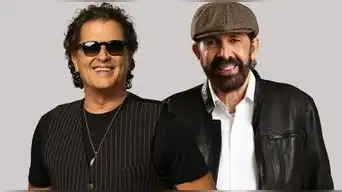 Juan Luis Guerra y Carlos Vives juntos en un escenario en Lima Latin Dúo