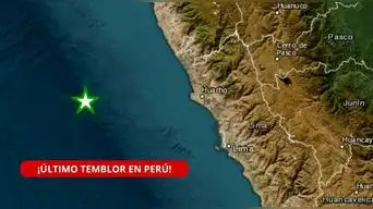 ¡ÚLTIMO TEMBLOR EN PERÚ HOY, 22 de agosto! ¿A qué hora y dónde se registró, según IGP?