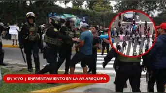 ¡ÚLTIMA HORA! ENFRENTAMIENTO EN PLENA AV. AREQUIPA | Lanzan PIEDRAS y PALOS durante operativo por el Corredor Azul