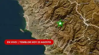 Temblor en Perú HOY, 23 de agosto de 2026: ¿A qué hora y dónde se registró el último sismo, según IGP?
