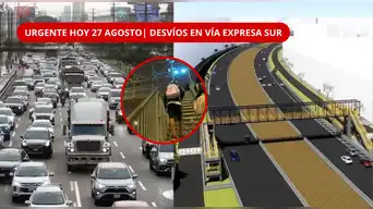 ¡CAMBIOS EN LA VÍA EXPRESA SUR! Desvíos durarán 180 días: ¿por dónde circularán los conductores desde este 27 de agosto?