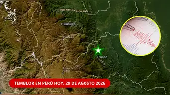 TEMBLOR en Perú HOY, 29 de agosto de 2026: ¿A qué HORA y DÓNDE se registró el ÚLTIMO SISMO, según IGP?