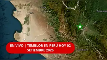 TEMBLOR en Perú HOY, 02 setiembre del 2026: ¿A qué HORA y DÓNDE se registró el ÚLTIMO SISMO, según IGP?