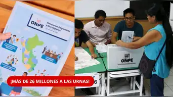 ¡MÁS DE 26 MILLONES A LAS URNAS! | Más de 200 mil NUEVOS ciudadanos podrán VOTAR este 4 de octubre: ONPE revela las cifras