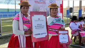 Tacna: más de 3,700 personas acceden al título de propiedad de viviendas