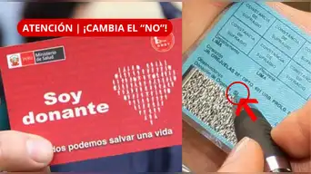 ¡ATENCIÓN, PERUANOS! Más de 23 millones dicen NO a donar órganos: ¿cómo cambiarlo en tu DNI? | REVISA AQUÍ