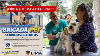 ¡ATENCIÓN, DUEÑOS DE MASCOTAS! Municipalidad de Lima dará CONSULTAS y desparasitación GRATIS | REVISA dónde y cuándo