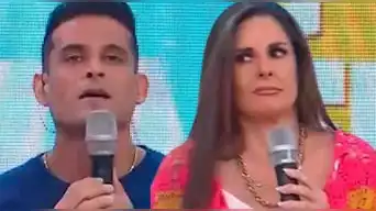 Rebeca Escribens tilda a Christian Domínguez de 'ADEFESIO' y protagonizan TENSO momento: "Qué pasó contigo, te caíste de la cuna..."