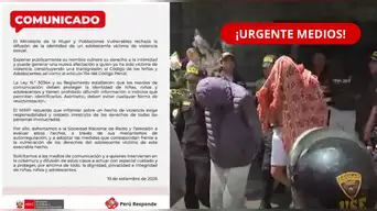 ¡ATENCIÓN, MEDIOS! Gobierno pide PROTEGER identidad de VÍCTIMA del Liceo Naval | ADVIERTE posibles SANCIONES