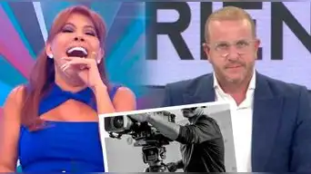 Magaly Medina RESPALDA y SE BURLA de maltratos de Augusto Thorndike a camarógrafo EN VIVO: "Yo hubiera reaccionado así"