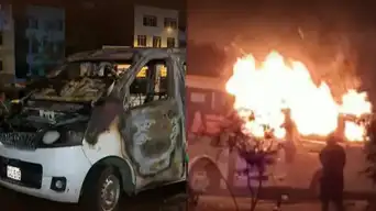 Tragedia en Los Olivos | Chofer pierde la vida mientras dormía tras brutal ataque incendiario dentro de su minivan