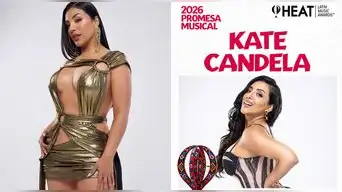 Kate Candela lleva su música a México tras nominación a los Premios Heat