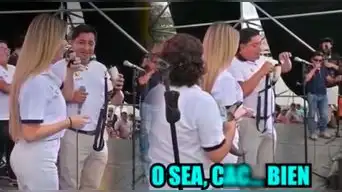 Sheyla Rojas es víctima de POLÉMICOS comentarios del amigo de Joaquín Ramírez en pleno escenario: "Ella c..."