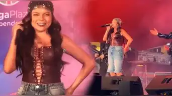 Briela Cirilo REGRESÓ a los escenarios e INTERPRETÓ tema de Corazón Serrano tras su salida y usuarios reaccionan