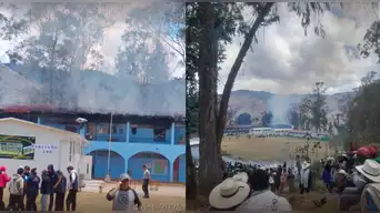 Elecciones Regionales y Municipales 2026 SE SUSPENDEN tras explosión e incendio en LOCAL DE VOTACIÓN en Cajamarca.