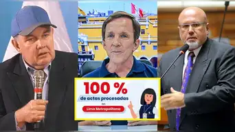 Conteo de actas procesadas ONPE llega al 100%: Así quedaron los RESULTADOS OFICIALES para la ALCALDÍA de Lima Metropolitana 2026.