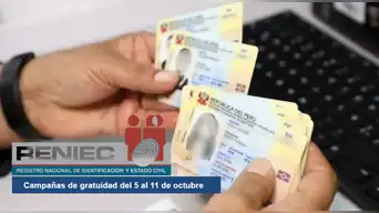 Reniec CONFIRMA campaña de DNI electrónico GRATIS hasta el 11 de octubre en 24 regiones del Perú: revisa si accedes AQUÍ