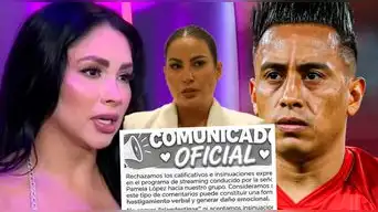 Pamela Franco y Christian Cueva lanzan comunicado y hacen GRAVE acusación contra Pamela López: "Hostigamiento verbal y daño emocional"