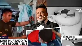Andrés Hurtado es EXPUESTO en medio de operativo dentro de penal por GRAVES FALTAS y destapan su CÓMODA celda:  "Conexiones clandestinas"