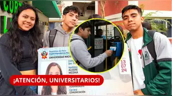 ¿Te niegan el MEDIO PASAJE? Si una empresa NO lo respeta, podría recibir una MULTA de hasta S/2.4 millones: REVISA cómo DENUNCIAR