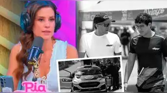 María Pía Copello ROMPE EN LLANTO en vivo al enterarse de ACCIDENTE que sufrieron su esposo e hijo en Rally Caminos del Inca: "Roto..."