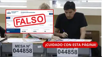 ¡ALERTA DE ESTAFA! ONPE advierte sobre un FALSO LINK de los S/165 para miembros de mesa: REVISA AQUÍ el enlace oficial