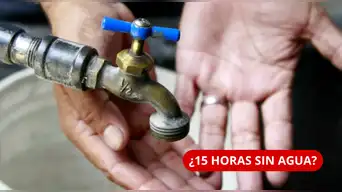 ¡CASI 15 HORAS SIN AGUA! Sedapal anuncia CORTE este viernes 16 de octubre en Lima | REVISA LOS DISTRITOS