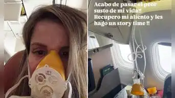 La empresaria Alejandra Baigorria contó todos los detalles de incidente en su vuelo tras pasar por tremendo susto
