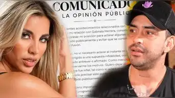 Diego Chávarri es acusado de presunta agresión física hacia Gabriela Herrera y él SE PRONUNCIA en comunicado: "Pido..."