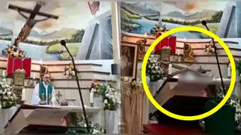 Sacerdote pierde la vida en plena misa al caerle una cruz y sus últimas palabras impactan a feligreses.