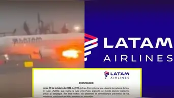 LATAM Airlines rompe su silencio tras INCENDIO EN AVIÓN con destino a Piura: "Nuestros equipos..."