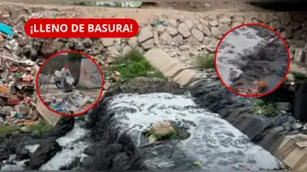 ¡ALERTA ESTA MAÑANA EN EL RÍO RÍMAC! Aguas amanecen NEGRAS y llenas de basura pese a advertencias por El Niño | VIDEO