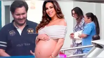 Silvia Cornejo DIO A LUZ a su segundo bebé y Jean Paul Gabuteau ESTUVO PRESENTE en la clínica
