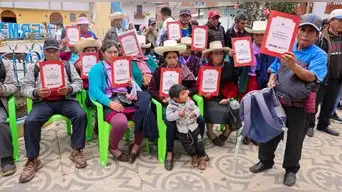 Cajamarca: COFOPRI entregó más de 1,060 títulos de propiedad a familias