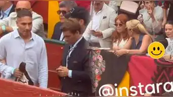 Paolo Guerrero y Magaly Medina tienen encuentro de INFARTO en la Plaza de Acho y él se pronuncia: "Hay que tener cojones..."