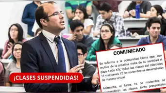 CONFIRMADO | Reconocida universidad anuncia SUSPENSIÓN de clases en NOVIEMBRE por visita del papa: revisa AQUÍ las fechas