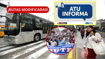 ¡ATENCIÓN! Marcha del SUTEP cambia rutas A y C del METROPOLITANO en el Centro de Lima: revisa AQUÍ los desvíos
