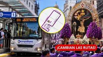 LO ÚLTIMO | Metropolitano y corredores CAMBIAN rutas este 1 de noviembre por procesión: revisa AQUÍ los desvíos