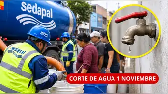 ¿TE QUEDARÁS SIN AGUA este 2 de noviembre? Sedapal anuncia CORTES de hasta 12 HORAS: revisa AQUÍ distritos y horarios