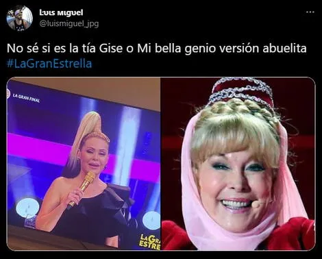 La Gran Estrella: Gisela Valcárcel troleada en Twitter “ya quisiera que su  rating esté alto como su peinado”; fotos | El Popular
