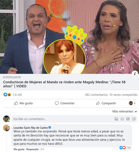 Lourdes Sacín En Facebook Se Encomienda Ante Magaly Medina Hay Que Reconocer Que Se Ve Muy 5678