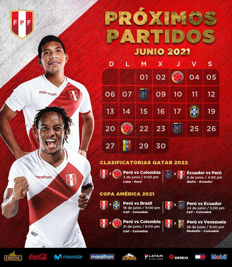 Eliminatorias Qatar 2022 Fechas Horarios Calendario De Partidos De La Seleccion Peruana Con Colombia Y Ecuador Donde Jugara Peru Y Como Ver Transmision En Directo Gratis Online El Popular